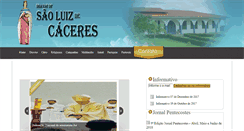 Desktop Screenshot of diocesedecaceres.com.br