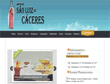 Tablet Screenshot of diocesedecaceres.com.br